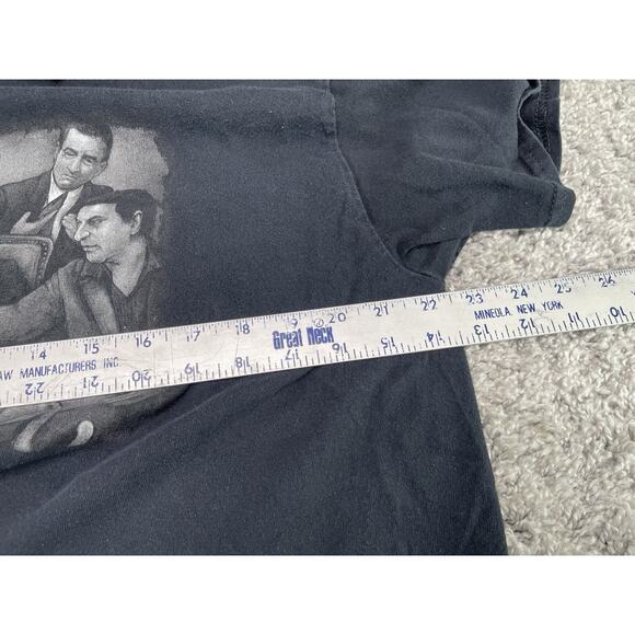 Mens Art T Shirt Black Mob Mafia Movies Godfather Scarface Casual XLarge - Picture 5 of 11